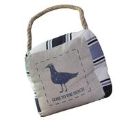 EXAOMBLE Fermaporta Imbottitura in Sabbia e Cotone OPP, Protezione Collisione e Antiscivolo, Decorazione Creativa per Interni in Stile Costiero