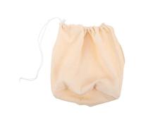 EXAOMBLE Fodera Riutilizzabile per Riso di Mussola Beige, Borsa a Rete Fine per Cottura Uniforme di Riso e Panini, per Pasti Quotidiani e Cucina Casalinga