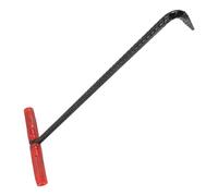 EXAOMBLE Gancio Sollevatore Tombini in Acciaio T Forma con Rivestimento Antiscivolo Strumento Multiuso per Aprire Coperchi Pesanti Porte Avvolgibili e Sollevamento Merci per Manutenzione