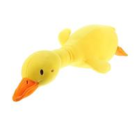 EXAOMBLE giocattolo da cartone animato animali di peluche simpatica bambola di peluche a forma di animale giallo giocattoli carini anatra ripiena piumino di cotone Yellow