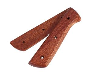 EXAOMBLE Impugnatura Ergonomica Antiscivolo in Legno per Coltello da Cucina, Manico di Ricambio Comodo per Taglierina, Set 1 Coppia per Sostituzione Impugnatura Tagliaverdure