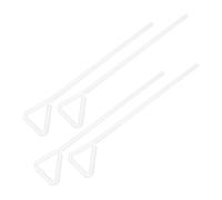 EXAOMBLE Kit 4 Pezzi di Bastoncini di Vetro per Diffusione e Divaricazione Cellulare in Laboratorio, Strumenti per Colture e Spargitori per Piastre di Petri