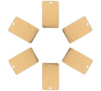 EXAOMBLE Lastre di Ottone Rettangolari Creativo 25 per per Artigianato e Decorazioni Quotidiane