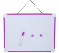 EXAOMBLE Lavagna in Pvc Bianca Magnetica Cancellabile Design e Forma Delicata per Casa e Ufficio