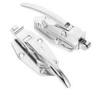 EXAOMBLE Maniglia per Porta del Congelatore Kit 2 Pezzi Serratura a Chiavistello per Celle Frigorifere e Magazzini in Alluminio per Porte Industriali