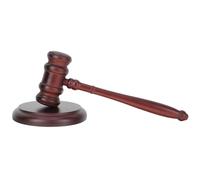 EXAOMBLE Martelletto da Giudice in Legno Base, Set 1 Pezzo, Multiuso e Sicuro per Aste, Gioco Scolastico di Avvocati