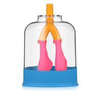 EXAOMBLE Modello Didattico di Respirazione Polmonare per Insegnamento, Strumento Sperimentale Portatile Simulazione Realistica del Movimento Diaframmatico, Modello Anatomico Colore Casuale