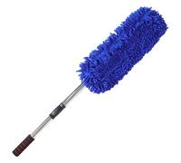 EXAOMBLE Mop per Lavaggio Auto con Manico Estensibile e Setole Morbide Spazzola Telescopica per Pulizia Esterni Auto Utile per Rimuovere Polvere e Sporco da Diversi Modelli di Veicoli