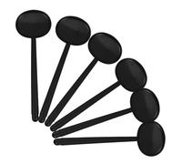 EXAOMBLE Occlusore Oculare Nero 6 Pezzi in Pp Leggero ed Elegante per Cliniche Optometriche e Negozi Ottici, Strumento Professionale per Esame della Vista che Elimina L'interferenza