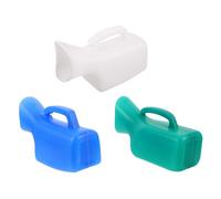 EXAOMBLE Orinatoio Femminile Portatile in Plastica 3 Pezzi da 1l, Facile da Pulire e Anti Fuoriuscite, per Viaggio in Auto e Campeggio Riutilizzabile