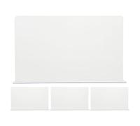 EXAOMBLE Paraspruzzi per Doccia Angolare Trasparente 4 Pezzi 40X12X4 CM Barriera Rimovibile per Vasca e Lavandino Bagno Controllo Schizzi Acqua