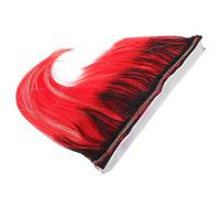 EXAOMBLE Parrucca per Casco da Bicicletta e Snowboard in Fibra Sintetica Colorata, Accessorio Cosplay per Eventi e Attività Sportive all'Aperto