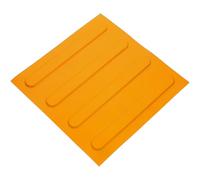 EXAOMBLE Pavimento Tattile PVC Mattonelle Cieche per Pavimenti da Esterno, Pannelli Multifunzionali per Percorsi Pedonali e Segnalazioni Tattili a Persone Non Vedenti