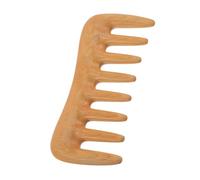 EXAOMBLE Pettine in Denti Larghi Antistatico per e Districante Piccolo e Portatile per Viaggio Adatto Ricci Spessi e Lisci