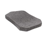 EXAOMBLE Pietra Lavica Naturale per Barbecue e Cucina Domestica, Resistente al Calore e Facile da Pulire, Forma Unica di Lastre in Pietra Nera per Carne e Pesce All'aperto