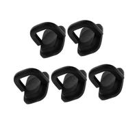 EXAOMBLE Pomelli per Coperchio di Pentola in Plastica Resistente al Calore, Maniglie Pieghevoli Compatte per Pentole Domestiche, Set da 5 Pezzi per Sostituzione e Uso Portatile