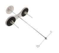 EXAOMBLE Porta Filo da Ricamo in Metallo per Macchina da Cucire, Supporto Bobine a 2 Spool Design a Forma di Otto, per Progetti di Cucito a Casa