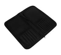 EXAOMBLE Porta Pennelli in Tela Etica 15 Scomparti Arrotolabile Robusto per Pittori di Olio e Acquerelli Organizer Portatile per Artisti