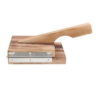 EXAOMBLE Pressa per Impasto Manuale in Legno e Acciaio Inox per Ravioli e Gnocchi, Design Multifunzionale, Riduce Disordine in Cucina, per Riunioni Casalinghe