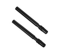 EXAOMBLE Prolunga Valvola Pneumatici in Lega per Bici Mountain Bike e Strada Adattatore Estensore Valvola Tubeless per Gonfiaggio Facile e Veloce Nero