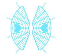 EXAOMBLE Rete Protettiva per Ruota Posteriore e Piedi per Bici Elettrica, 2 Pezzi Installazione Semplice, Accessorio Sicurezza per Sedile Posteriore Ragazzo Ragazza, Uso Cittadino