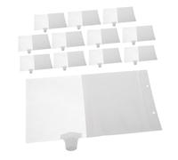 EXAOMBLE Sacchetti Deumidificatori Riutilizzabili 12 Pezzi Trasparenti Fori per Appendere, Assorbi Umidità per Bagno, Auto e Armadio senza