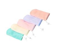 EXAOMBLE Sacchetti per Sapone in Rete 5 Pezzi, Facili da Asciugare e Conservare, Porta Sapone da Viaggio in Materiale Pe, per Famiglia e Utilizzo Quotidiano