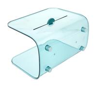 EXAOMBLE Scatola Organizer Per Maschere Facciali U-shape Contenitore Trasparente Da Scrivania Per Skincare e Makeup Design Verticale Antiscivolo Per Maschere Elegante e Pratico Per La Casa