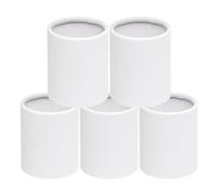 EXAOMBLE Scatole di Carta Rotonde per Bouquet 5 Pezzi, Secchielli Piccoli per Fiori, Contenitori per Regali e Viaggi, per Uso Esterno e Fioristi