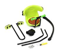EXAOMBLE Seggiolino Bici Regolabile Antishock con Barra Rimovibile e Pedali Pieghevoli per età Anni Sicurezza e Comfort per Bicicletta Anteriore Verde
