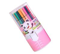 EXAOMBLE Set 1 Pennarelli Acquerello Lavabili e Studenti, Pennelli in Plastica senza Perdite per Disegno e Pittura Creativa