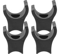 EXAOMBLE Set 4 Pezzi Supporti Guida Sedile per Sedia a Rotelle in Plastica ABS Ricambi per Parti di Sedia a Rotelle Installazione Rapida e Compatibilità Universale Supporto Stabile per