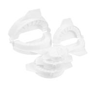 EXAOMBLE Set 5 Pezzi Pressa per Ravioli in Plastica Pp Versatile fare Gnocchetti e Empanadas, per Feste e Riunioni Familiari, Utensili Cucina Bianchi