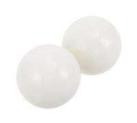 EXAOMBLE Set da 2 Palline Massaggio Mani in Marmo Bianco per Riabilitazione e Rilassamento Muscolare, Forma Rotonda per Esercizi Fitness
