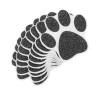 EXAOMBLE Set di 20 Adesivi Antiscivolo per Pavimento Impronte di Zampe, Colore Nero, Autoadesivi Facili da Applicare, Adatti per Cucina, Bagno e Ambienti Animali Domestici