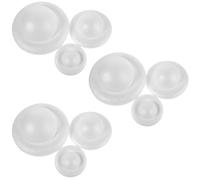 EXAOMBLE Set di Sfere in Schiuma Bianca Kit Scientifico Scolastico 9 Pezzi Simulazione di Rotazione e Rivoluzione per Modello Solare Educativo per Progetti Artistici e Scientifici