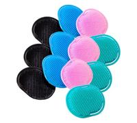 EXAOMBLE Spazzola lo Shampoo Favorisce la Circolazione Sanguigna 16 Pezzi in Plastica Portatile Funzione Massaggiante Colore Casuale per Cuoio Capelluto, per Uso Domestico