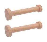 EXAOMBLE Stampo Doppia Faccia in Legno per Crostate e Dolci, Pressino per Pasticceria 2 Pezzi, per Modellare Mini Tart e Strumenti per Baking DIY