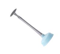 EXAOMBLE Stantuffo a Manico Lungo in Gomma e ABS Strumento per Sturalavandini Bagno e Cucina Tappo di Pulizia per Scarichi Intasati Uso Domestico e Professionale Aspirazione Potente