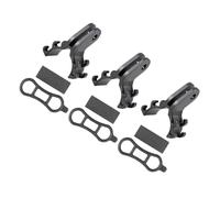EXAOMBLE Supporto per Torcia Elettrica Porta Targa da Gara in Plastica Durevole, 3 Pezzi Clip per Luce da Cruscotto, Adatto a Bici Pieghevoli e Mountain Bike per Uso Urbano