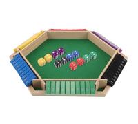 EXAOMBLE Tavolo da Gioco Multifunzione in Legno a Sei Facce per Intrattenimento Interattivo, per Bar e Ktv, Gioco da Tavolo Flip per Feste e Svago