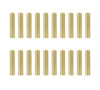 EXAOMBLE Terminali in Metallo per Lacci Scarpe 20 Pezzi Oro, Accessori per Lacci Scarpe, Uso Manuale per Artigianato DIY