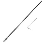 EXAOMBLE Truss Rod per Chitarra a Due Vie in Metallo 580mm con Chiave Regolabile, Compatto e Resistente, Accessorio per Riparazione e Sostituzione Parti Strumenti Musicali