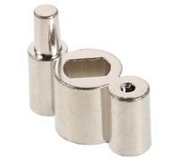 EXAOMBLE Valvola Rotante per Trombone e Corno Francese, Componente di Ricambio in Ottone Albero Rotore Resistente alla Corrosione, Tre Stadi, Lato Sinistro, per Strumenti in Ottone