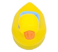 EXAOMBLE Vaschetta da Bagno Gonfiabile per Ragazzo Ragazza e Piccoli in Pvc Giallo, Design Ergonomico a Forma di Papera, Pieghevole e Facile da Pulire, per Uso Domestico e Viaggi