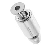 EXAOMBLE Vite Specchio Retrovisore per Scooter Terminale Manubrio Acciaio Inossidabile Resistente Facile Installazione e Compatibile con Vari Modelli