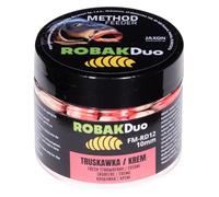Exar Jaxon Wafters Robak Duo Color 10 mm 25 g mangime per pesca alla carpa (crema alla fragola/FM-RD12)