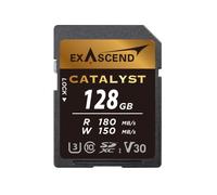 Exascend Catalyst - Scheda di memoria SDXC UHS-I V30 da 128 GB, 4K UHD, velocità di scrittura fino a 150 MB/s, UHS-I, classe 10, U3, V30 (UHS-I V30, 128 GB)