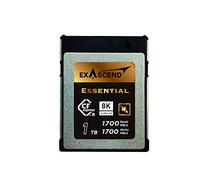 Exascend Essential - Scheda CFexpress da 1 TB tipo B, fino a 1.700 MB/s, compatibile con Canon, Nikon, Panasonic e altre fotocamere