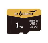 Exascend Scheda microSD Catalyst da 1TB (UHS-I, V30) - Scheda di memoria estremamente potente per video 4K, droni, action cam e dispositivi mobili, massima capacità e alta affidabilità